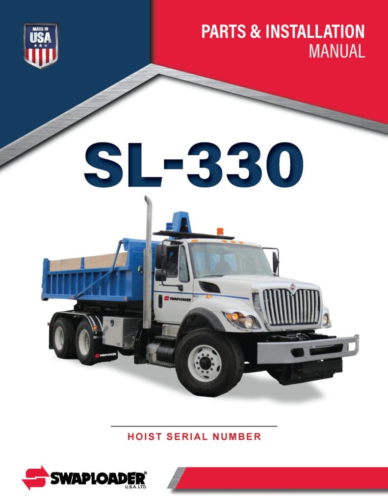 Thumbnail SL 330 PARTS AND INSTALLATION MANUAL Cover