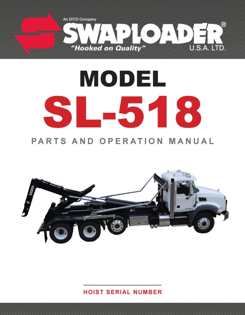 Thumbnail SL 518 Parts and Operations Manual