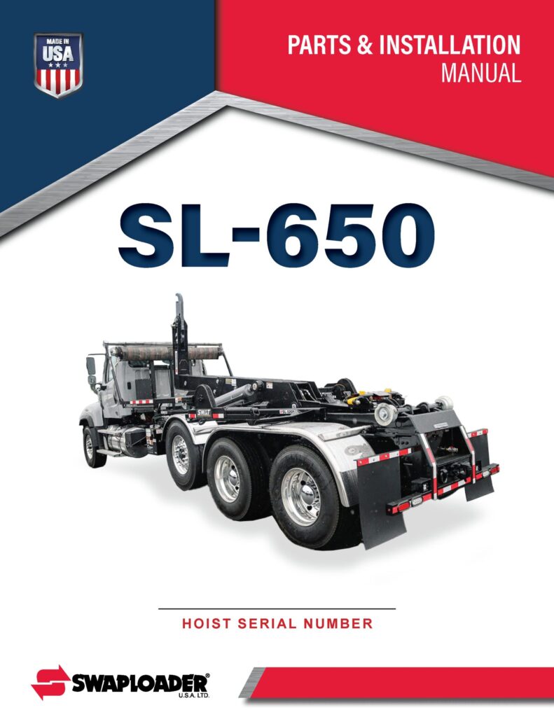 Thumbnail SL 650 PARTS AND INSTALLATION MANUAL Cover